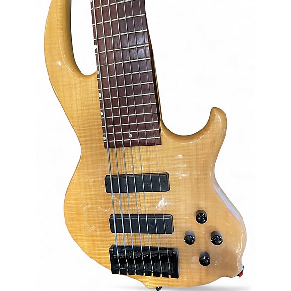 Used Conklin Guitars GT-7 7-String Fretted NATURAL FLAMED MAPLE Electric Bass Guitar