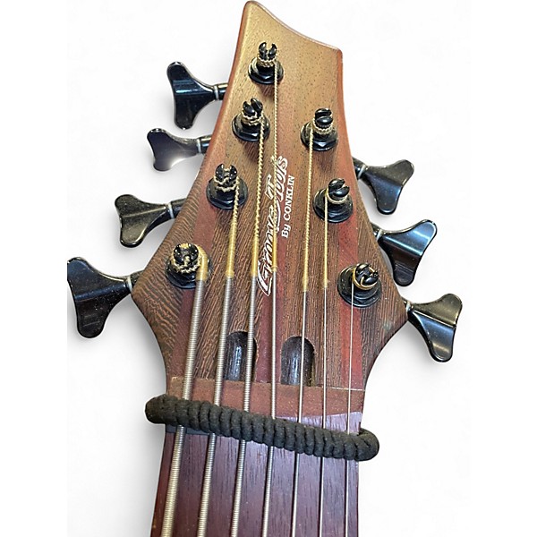 Used Conklin Guitars GT-7 7-String Fretted NATURAL FLAMED MAPLE Electric Bass Guitar