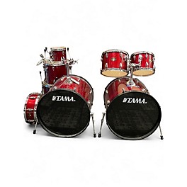 Used TAMA 8 Piece Imperialstar Candy Apple Mist Drum Kit