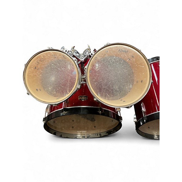Used TAMA 8 Piece Imperialstar Candy Apple Mist Drum Kit