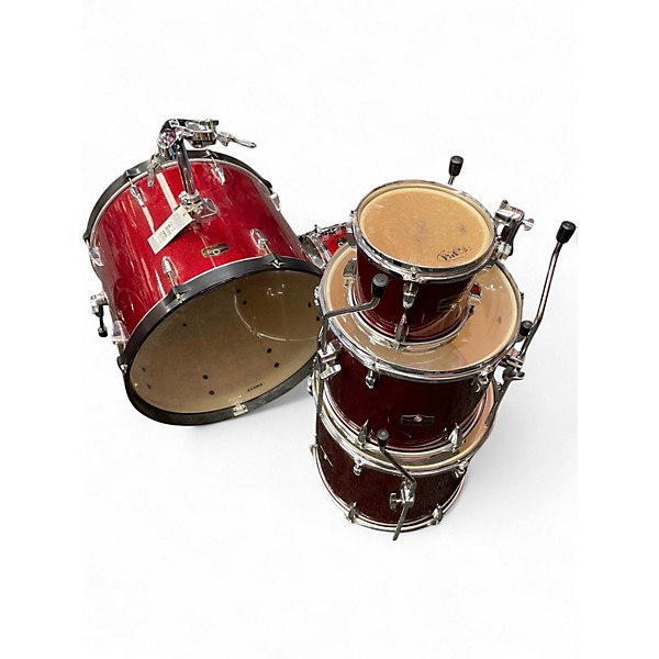 Used TAMA 8 Piece Imperialstar Candy Apple Mist Drum Kit