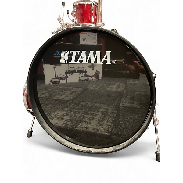 Used TAMA 8 Piece Imperialstar Candy Apple Mist Drum Kit