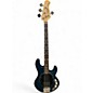 Used Sterling by Music Man sting ray Blue Electric Bass Guitar thumbnail