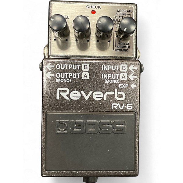 ギター BOSS RV6 Digital Reverb Boss RV-6 Digital Reverb Pedal - Vintage King