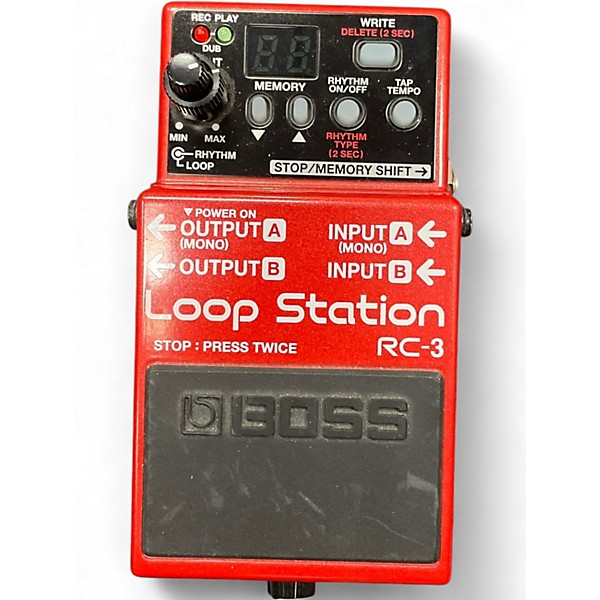 BOSS ボス RC-3 Loop Station BOSS RC-1 Loop Station Effects Pedal | Guitar Center