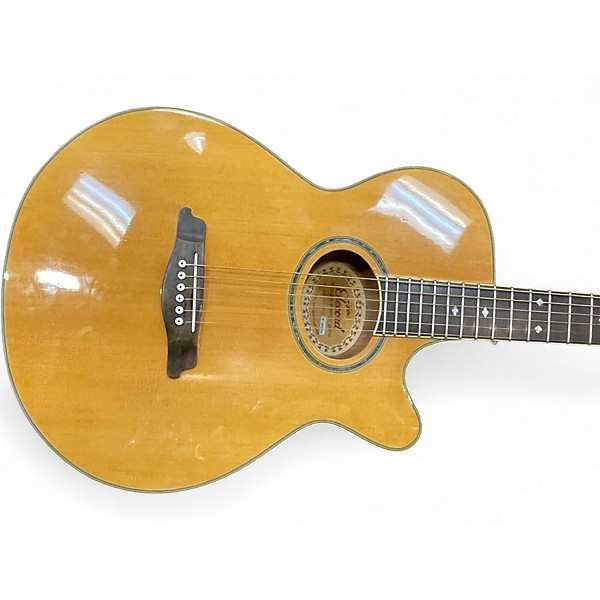 Used Aria ELECORD FET02 Natural Acoustic Electric Guitar