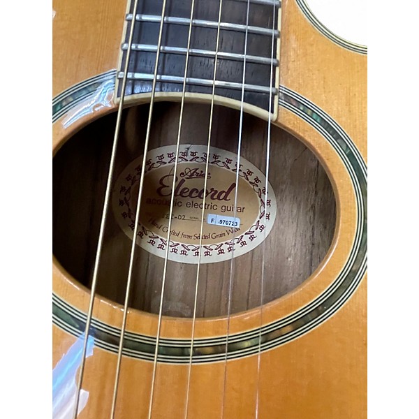 Used Aria ELECORD FET02 Natural Acoustic Electric Guitar