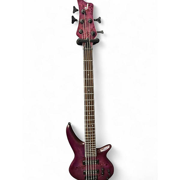 Used Jackson SPECTRA BASS SBXP V TRANSPARENT PURPLE BURST Electric Bass Guitar