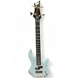 Used Mitchell MB100 POWDER BLUE Electric Bass Guitar