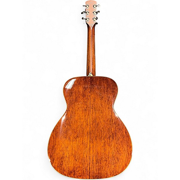 Used Alvarez MF60OM Natural Acoustic Electric Guitar