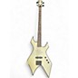 Used B.C. Rich NJ Series Warlock BASS White Electric Bass Guitar