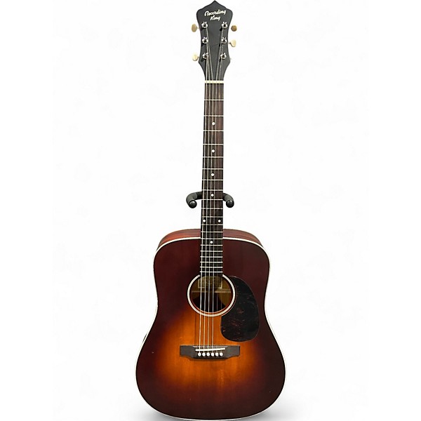 Used Recording King rds-11-fe3 Vintage Sunburst Acoustic Electric Guitar
