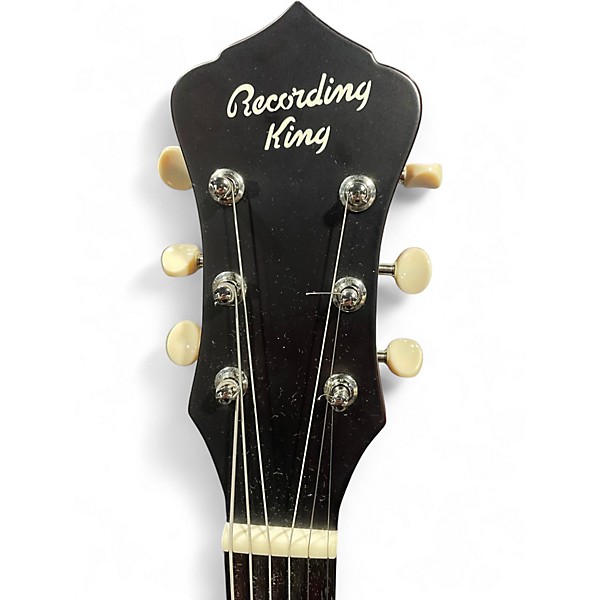 Used Recording King rds-11-fe3 Vintage Sunburst Acoustic Electric Guitar