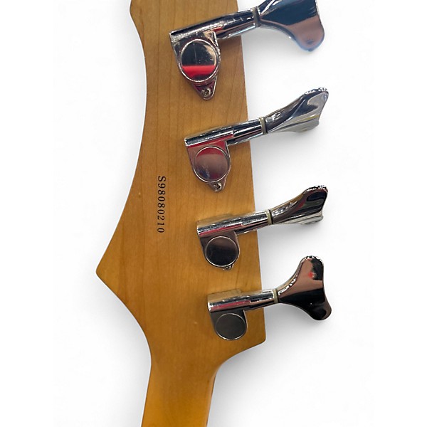 Used Aria AVB-40 Blue Electric Bass Guitar