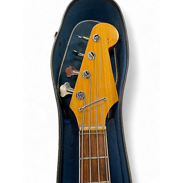 Used 1970s Telestar Vire red Electric Bass Guitar