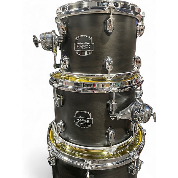 Used Mapex 5 Piece Saturn IV Studioease Satin Brown Drum Kit