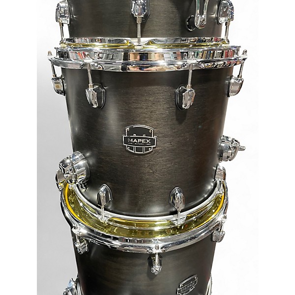 Used Mapex 5 Piece Saturn IV Studioease Satin Brown Drum Kit