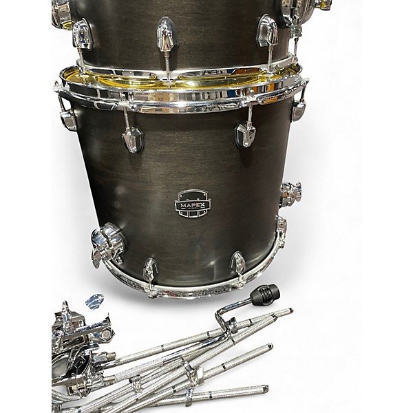 Used Mapex 5 Piece Saturn IV Studioease Satin Brown Drum Kit