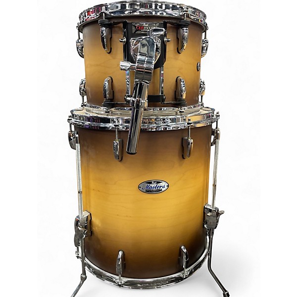 Used Pearl 3 Piece Masters MCX Series olive burst Drum Kit