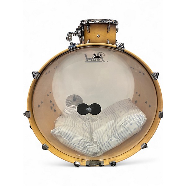 Used Pearl 3 Piece Masters MCX Series olive burst Drum Kit