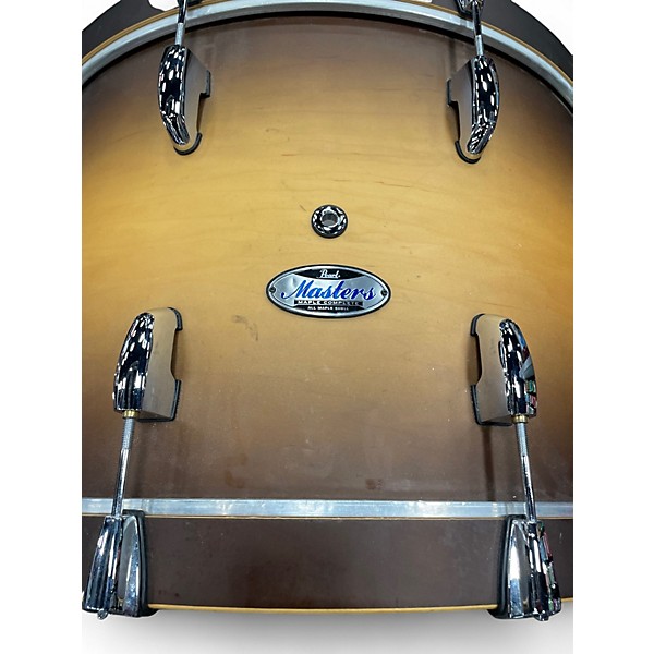 Used Pearl 3 Piece Masters MCX Series olive burst Drum Kit