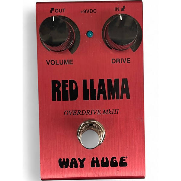 Used Way Huge Electronics WHE203 Red Llama Overdrive Effect Pedal
