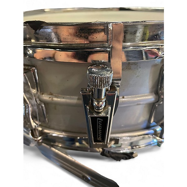 Vintage 1970s Ludwig 14X5 Acrolite Snare steel Drum steel