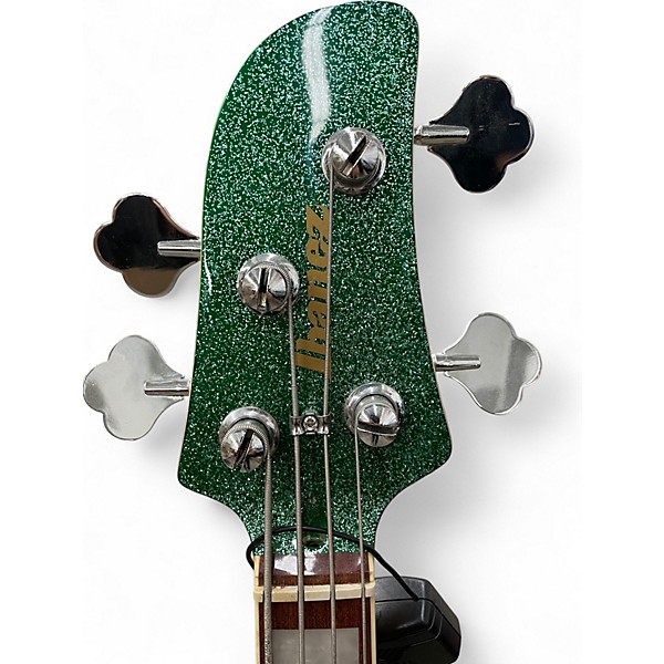 Used Ibanez TMB310 GREEN SPARKLE Electric Bass Guitar
