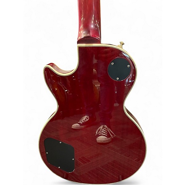 Used Epiphone Prophecy Les Paul Custom Plus Cherry Sunburst Solid Body Electric Guitar