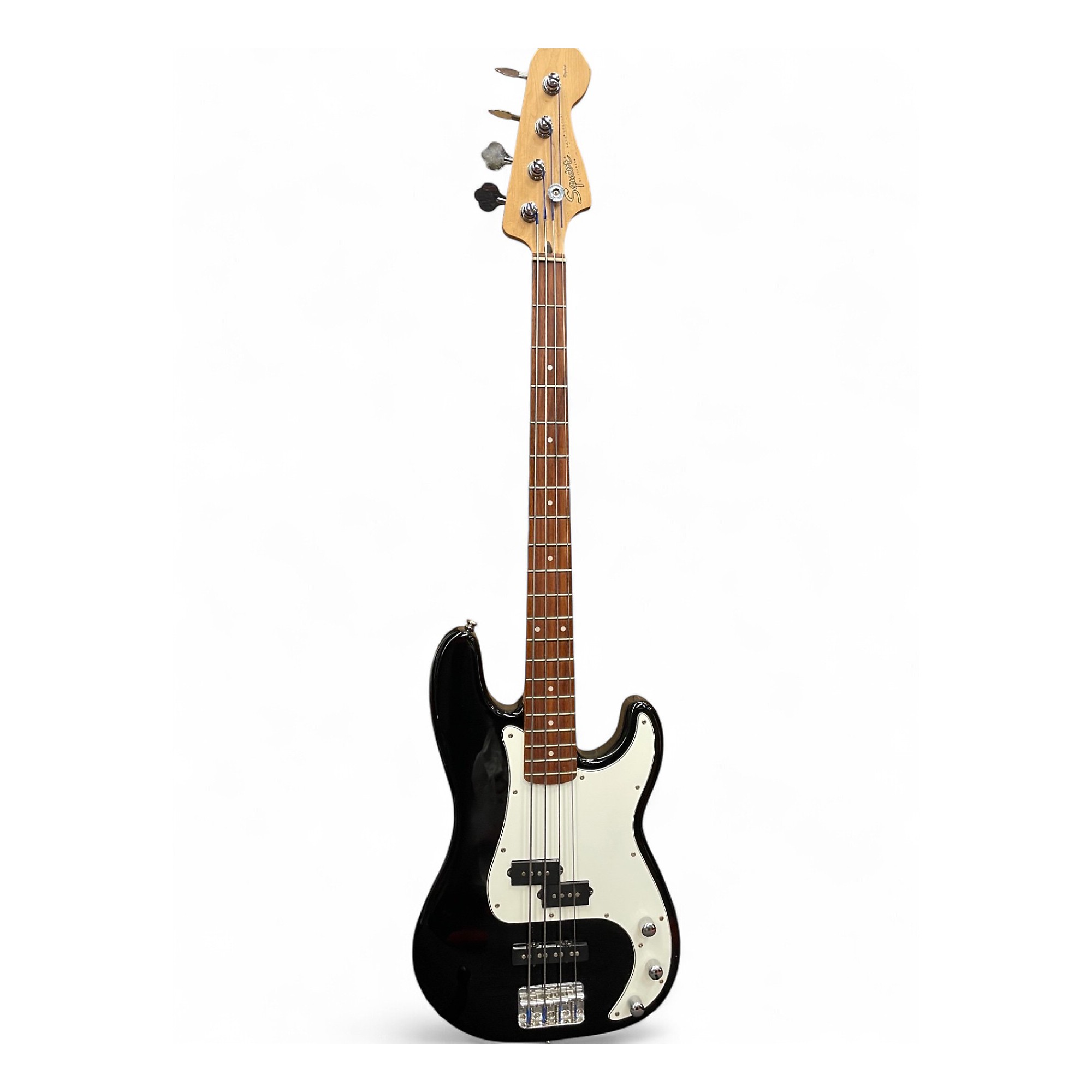 Squier　STANDARD　PJベース　Chromeピックガード　Black Squier Standard Precision Bass Special - Black Metallic
