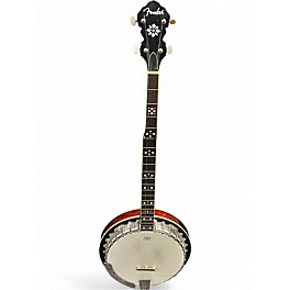 Used Fender FB54 5 String 2 Color Sunburst Banjo