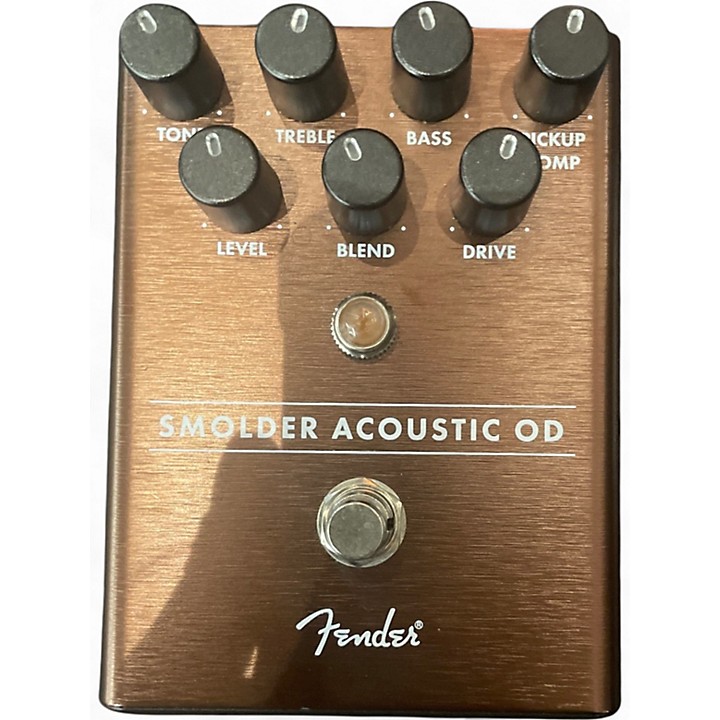 美品 Fender SMOLDER ACOUSTIC OVERDRIVE Fender Smolder Acoustic Overdrive Effect Pedal — Andy