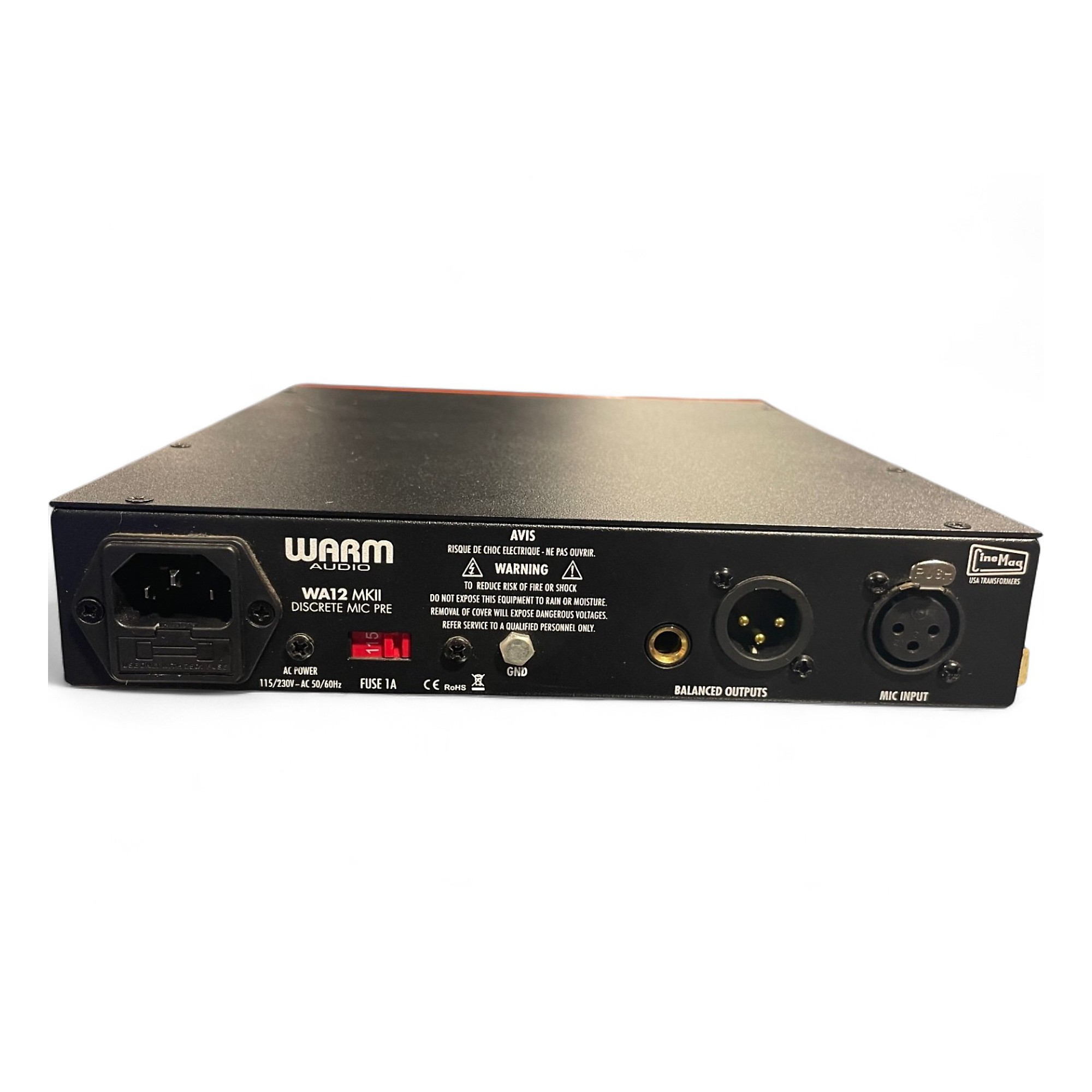 WARM AUDIO:WA12 MKⅡ マイクプリアンプ WARM AUDIO ( ウォームオーディオ ) WA12 MKII Black マイク