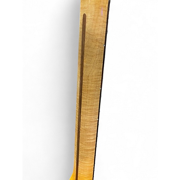 Used 2015 Fender AMERICAN CUSTOM STRATOCASTER Trans Black Solid Body Electric Guitar