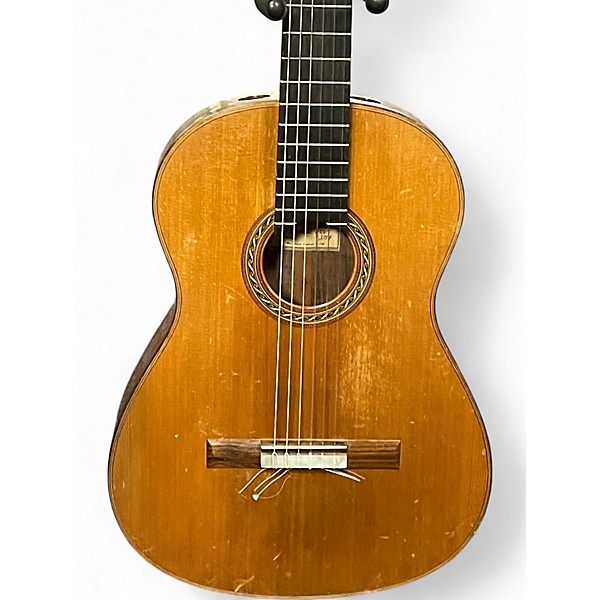 Used 2012 Kenny Hill Signature French Polish Natural Cedar Classical Acoustic Guitar