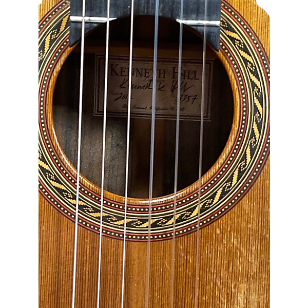 Used 2012 Kenny Hill Signature French Polish Natural Cedar Classical Acoustic Guitar