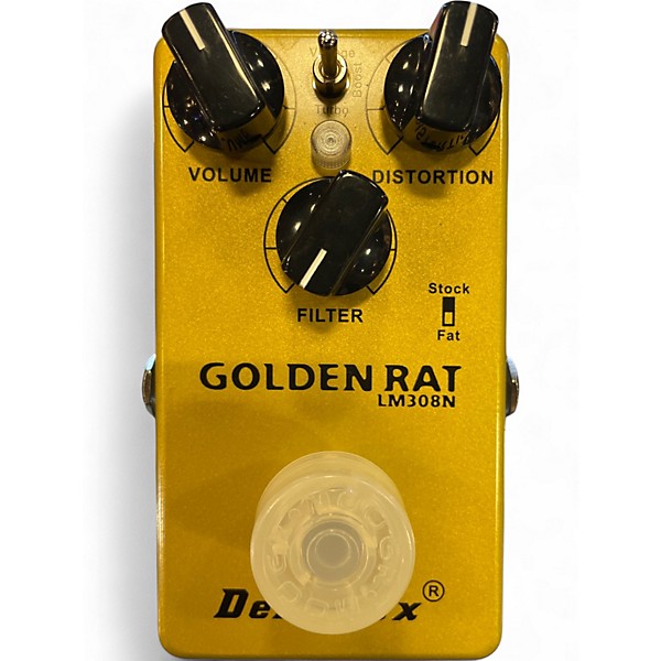 Used Demonfx GOLDEN RAT Effect Pedal