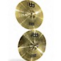 Used MEINL 14in HCS Hi Hat Pair Cymbal thumbnail