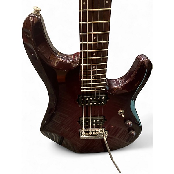 Used 2001 Ernie Ball Music Man JP6 John Petrucci Signature Red Solid Body Electric Guitar