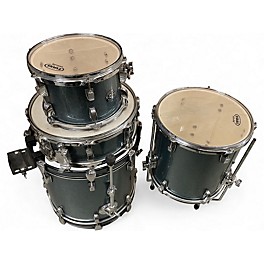 Used Ludwig 4 Piece Pocket Kit Light Blue Sparkle Drum Kit