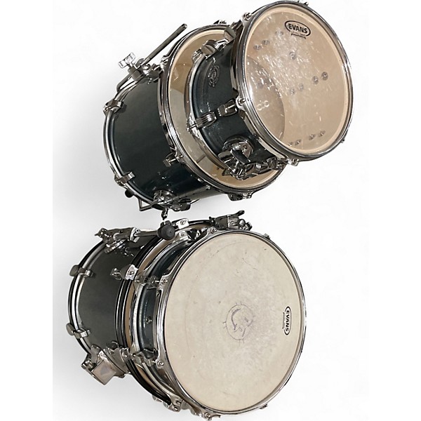 Used Ludwig 4 Piece Pocket Kit Light Blue Sparkle Drum Kit