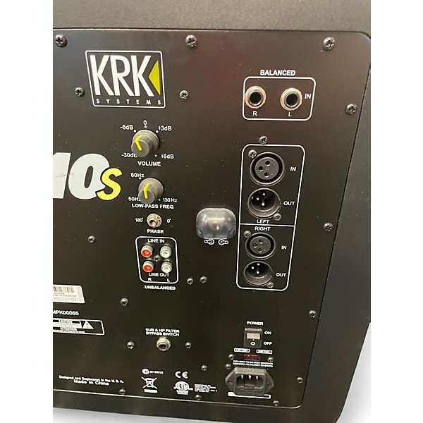 KRK 10s サブウーファー 男性に人気！ KRKのパワードサブウーファー KRK 10sが誕生