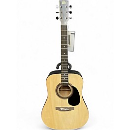 Used Rogue RA-090 Dreadnought Natural Acoustic Guitar