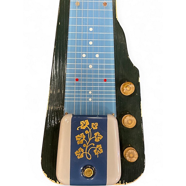 Vintage 1950s Gibson Lap Steel teal blue Solid Body Electric Guitar