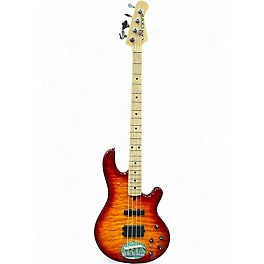 Used Lakland 44-02 Skyline Series Cherry Sunburst Electric Bass Guitar