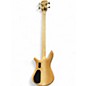 Used Spector Euro 4LX Neck Thru Poplar Burl Natural Electric Bass Guitar