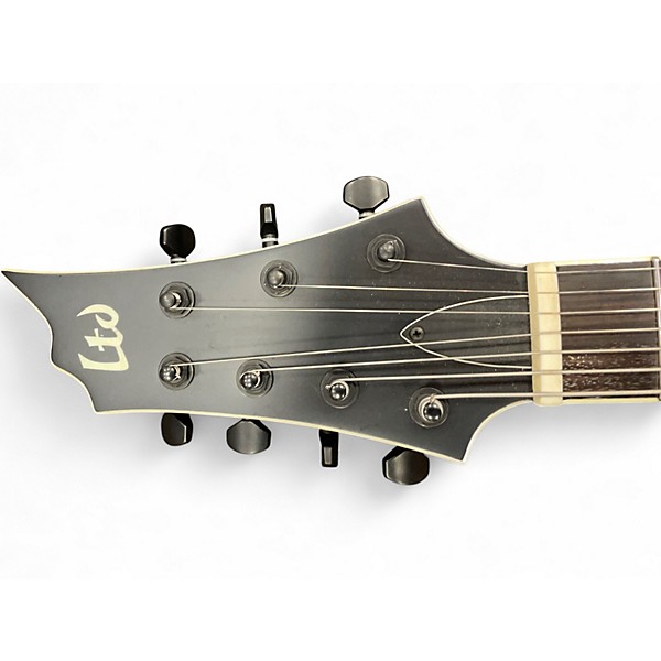 Used ESP LTD V307 Seven string Black Solid Body Electric Guitar