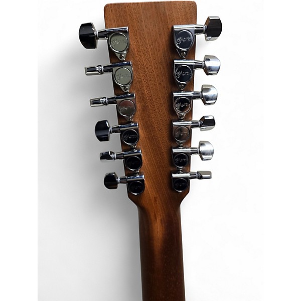 Used Martin D-X2 Natural 12 String Acoustic Guitar