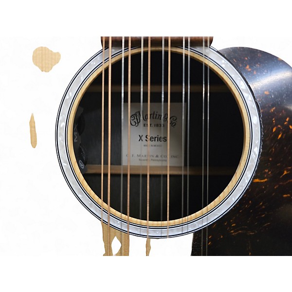 Used Martin D-X2 Natural 12 String Acoustic Guitar