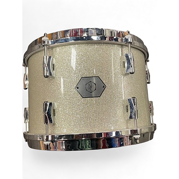 Used Noble & Cooley 3 Piece horizon series Silver Sparkle Drum Kit